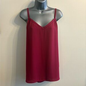 LOFT bright pink cami XL